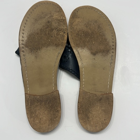 Jack Rogers Navy Leather Women's Sandals size 8 - Picture 7 of 10
